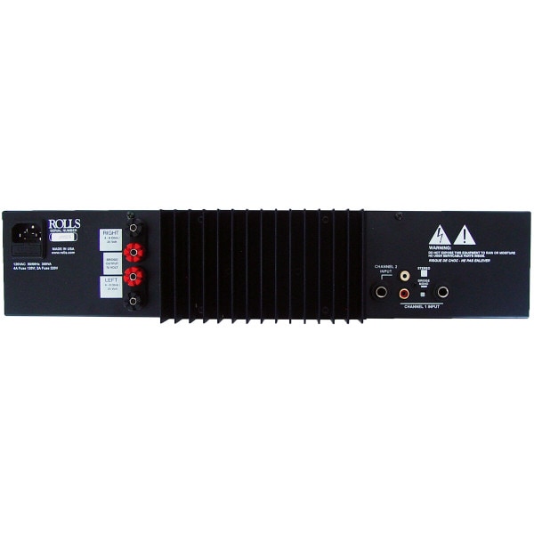 Main product image for Rolls RA2100b Power Amplifier 2U Rack Mount 2 x 100 245-1132